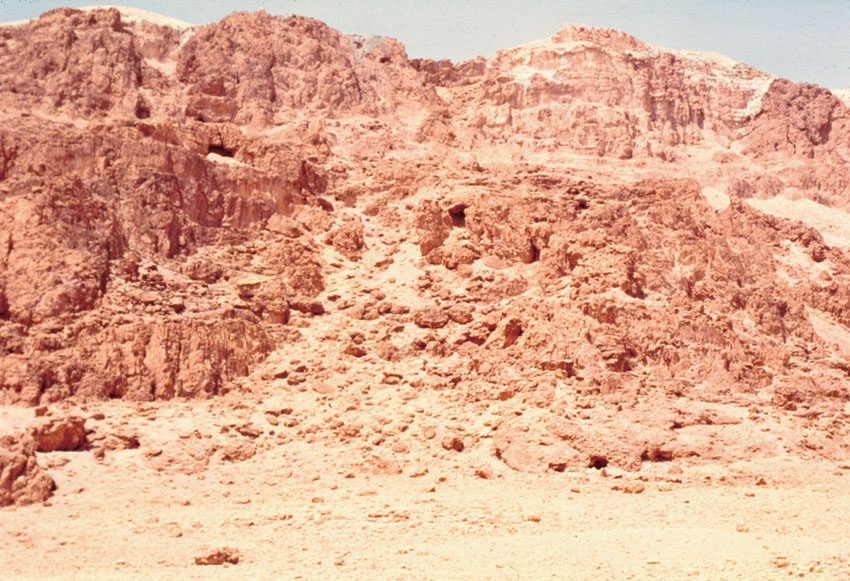 Looking west towards Cave 1