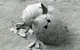 Pots of the type in which the Nag Hammadi Library was hidden